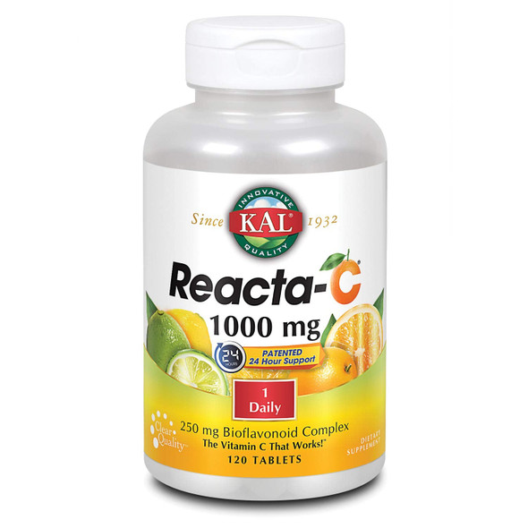KAL Reacta-c with Bioflavonoids Tablets, 120 Count
