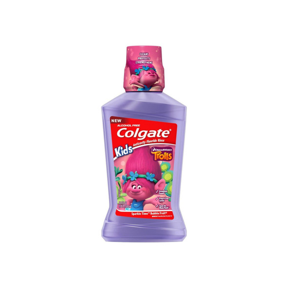 Colgate Kids Mouthwash, Trolls - 500 mL 16.9 oz