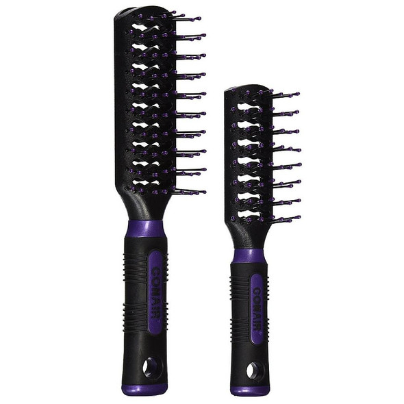 Conair Professional Full-Size and Mid-Size Hair Brush Set, Color May Vary 1 ea