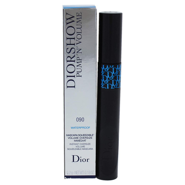 Christian Dior Diorshow Pump N Volume Waterproof Mascara  090 Black Pump Women Mascara 0.18 oz