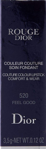 Christian Dior Rouge Dior Couture Colour Comfort and Wear Lipstick 520 Feel Good 0.12 Ounce