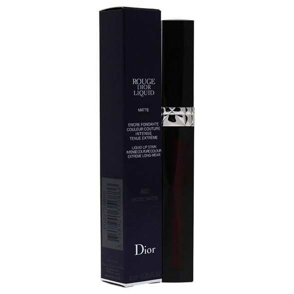 Christian Dior Rouge Dior Liquid Lip Stain 862 Hectic Matte 0.2 Ounce