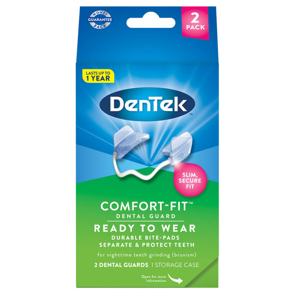 DenTek ComfortFit Dental Guards for Nighttime Teeth Grinding 2 Count
