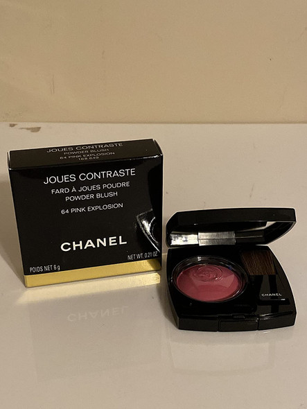 Chanel Joues Contraste Powder Blush 64 Pink Explosion