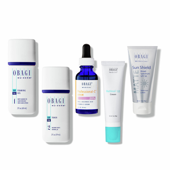 Obagi Vitamin C, Retinol, and Sunscreen Skincare Set