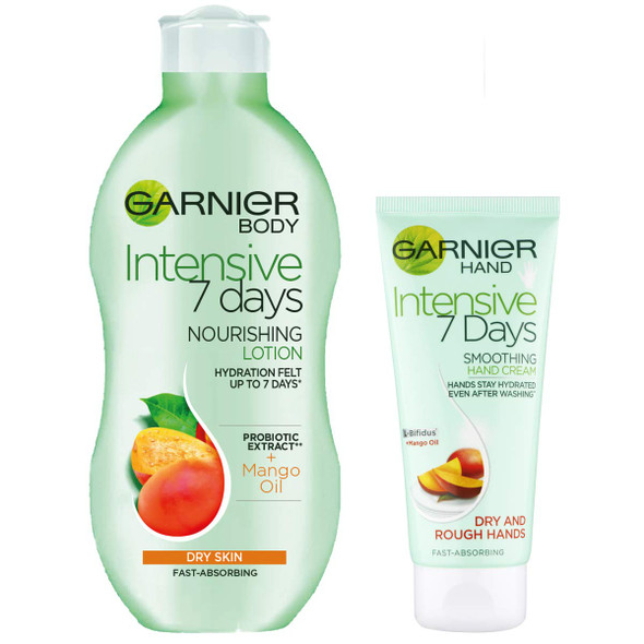 Garnier Intensive 7 Days Mango: Body Lotion and Hand Cream