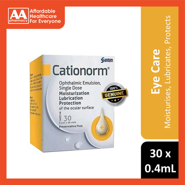 Cationorm Ophthalmic Emulsion 30S