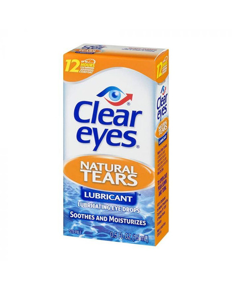 Clear Eyes Natural Tears Eye Drops 15 mL