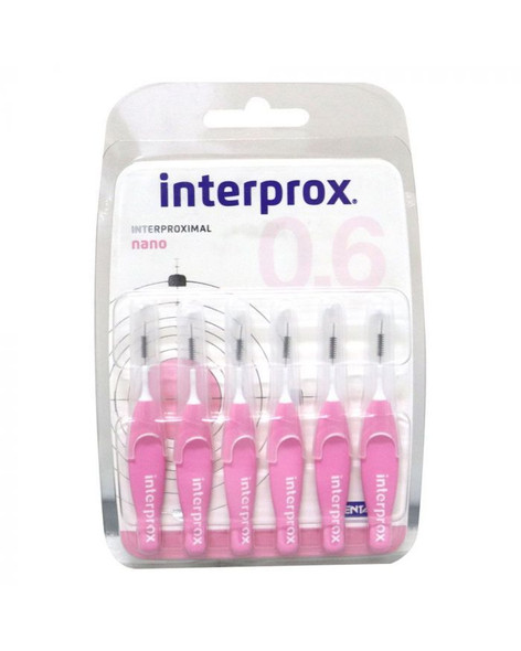 Interprox Nano Interdental Pink Brush 0.6 6s