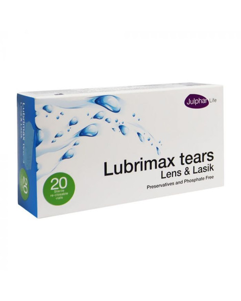 Lubrimax Tears Unit Dose Vials 0.5 mL 20s