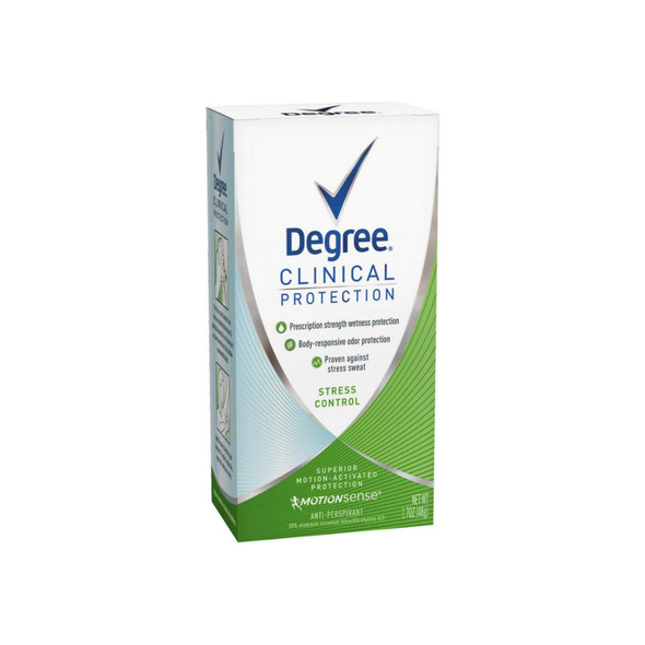 Degree Clinical Protection Antiperspirant & Deodorant, Stress Control 1.70 oz
