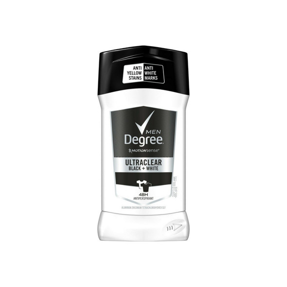Degree Ultra Clear Black+White Antiperspirant Deodorant Stick 2.7 oz