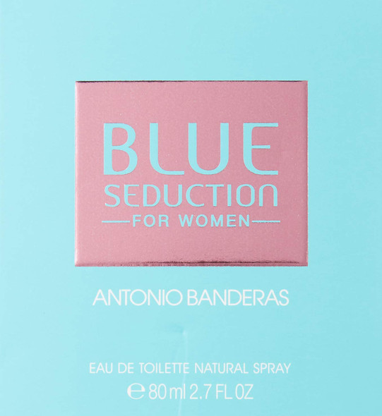 Antonio Banderas Eau De Toilette Spray for Women Blue Seduction 2.7 oz