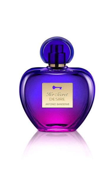Antonio Banderas Perfumes  Her Secret Desire  Eau de Toilette Spray for Women Floral Fruity and Sweet Fragrance  2.7 Fl Oz