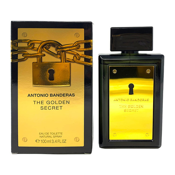 Antonio Banderas The Golden Secret By Antonio Banderas Eau De Toilette Spray 3.4 Oz