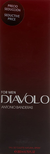 Antonio Banderas Diavolo Eau De Toilette Spray for Men 6.7 Ounce