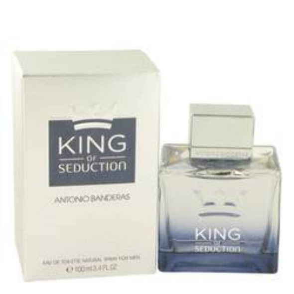 Antonio Banderas Perfumes  King of Seduction  Eau de Toilette Spray for Men Masculine Intense and Energetic Fragrance with Bergamot and Apple  6.8 Fl Oz