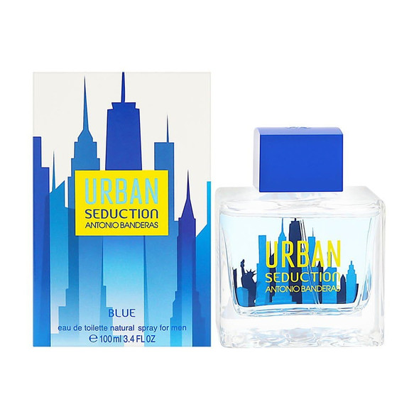 Antonio Banderas Urban Seduction Blue for Men 3.4 oz Eau de Toilette Spray