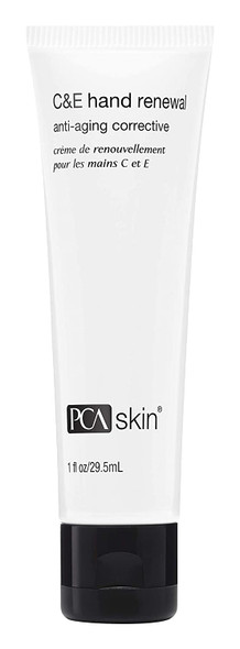 PCA SKIN CE Renewal Anti Aging Hand Cream  Moisturizing Hand Lotion for Dry Mature Skin 1 fl oz