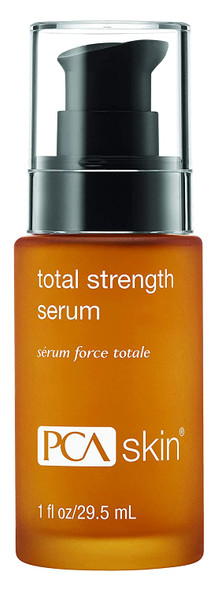 PCA SKIN Total Strength Serum  Plumping  Firming Skin Treatment with Epidermal Growth Factors  Peptides 1 oz