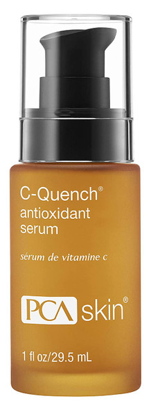 PCA SKIN Vitamin C Quench Antioxidant Protective Face Serum  Anti Aging Hydrating Facial Corrector with Hyaluronic Acid for Fine Lines  Wrinkles Recommended for Oily  AcneProne Skin 1 fl oz