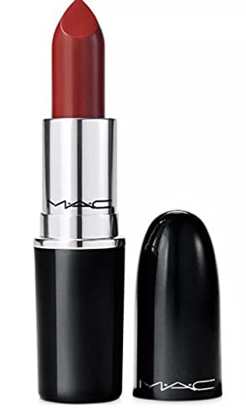 Lustreglass lipstick sheer shine PDA bricky red