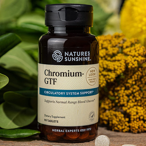 Natures Sunshine Chromium GTF 300MCG 90 Tablets