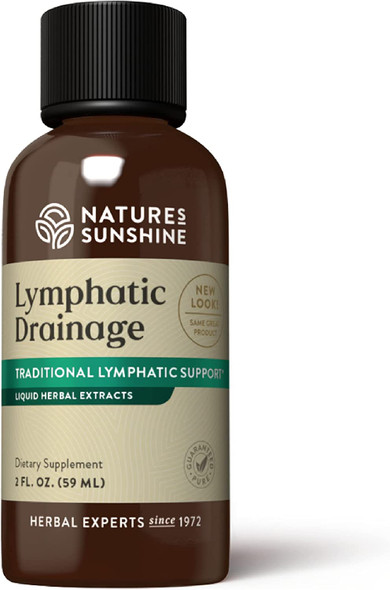 Natures Sunshine Lymphatic Drainage 2 Fl. oz Lymphatic Drainage Supplement Promotes The Efficient Drainage of The Lymphatic System to Promote Overall Health