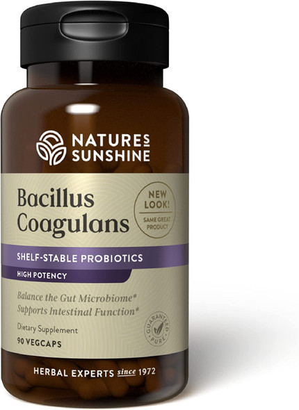 Natures Sunshine Bacillus Coagulans NutriBiome 90 Capsules