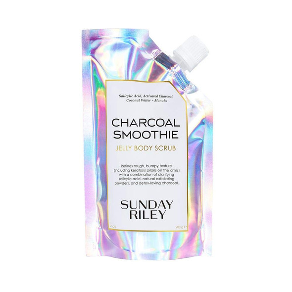 Sunday Riley Charcoal Smoothie Exfoliating Salicylic Acid Jelly Body Scrub7 Ounce Pack of 1