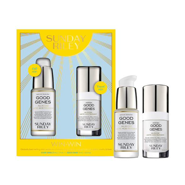 Sunday Riley Win Win Good Genes Lactic Acid Duo Skincare Set