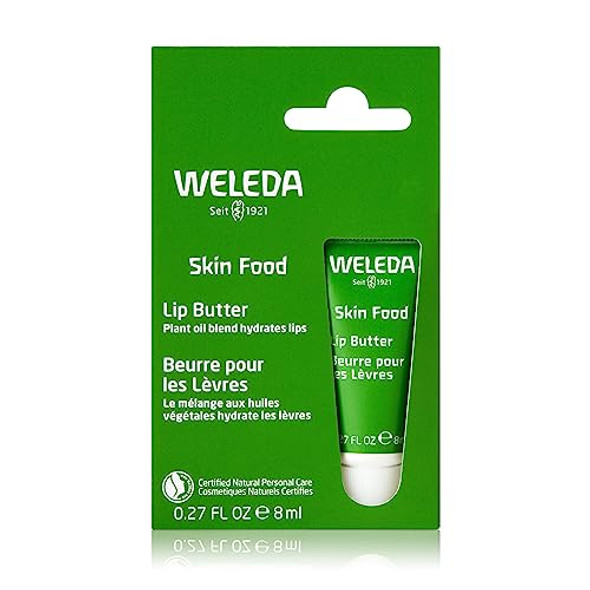 Weleda Skin Food Lip Butter 0.27 Ounce Plant Rich Moisturizing Lip Care With Sunflower Seed Oil Chamomile And Calendula