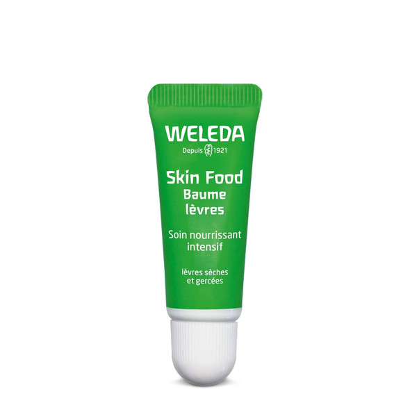 Weleda Skin Food Lip Butter 0.27 Ounce Plant Rich Moisturizing Lip Care with Sunflower Seed Oil Chamomile and Calendula