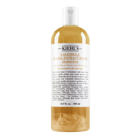 Kiehl's Calendula Herbal Extract Alcohol-Free Toner (Normal to Oil Skin) - 500ml/16.9oz
