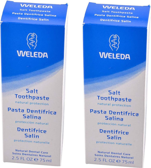Weleda Salt Toothpaste 2.5 fl oz 75 ml  2pc