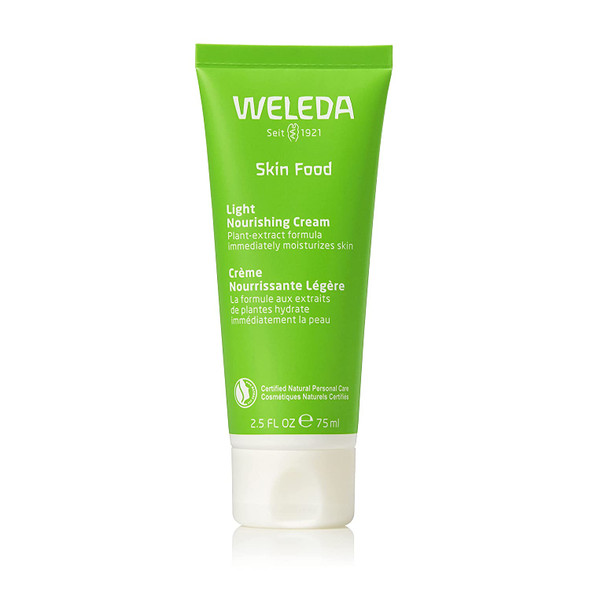 Weleda Skin Food Light Nourishing Body Cream 2.5 Fluid Ounce Plant Rich Hydrating Moisturizer with Chamomile Calendula and Pansy