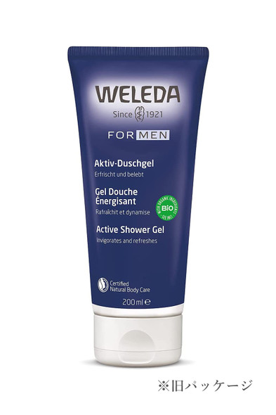 Weleda Shower Gel Men Active 6.8 Ounce