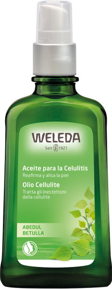 Weleda Birch Cellulite Body Oil 3.4 Fluid Ounce Plant Rich Body Oil with Birch Rosemary and Jojoba Oils