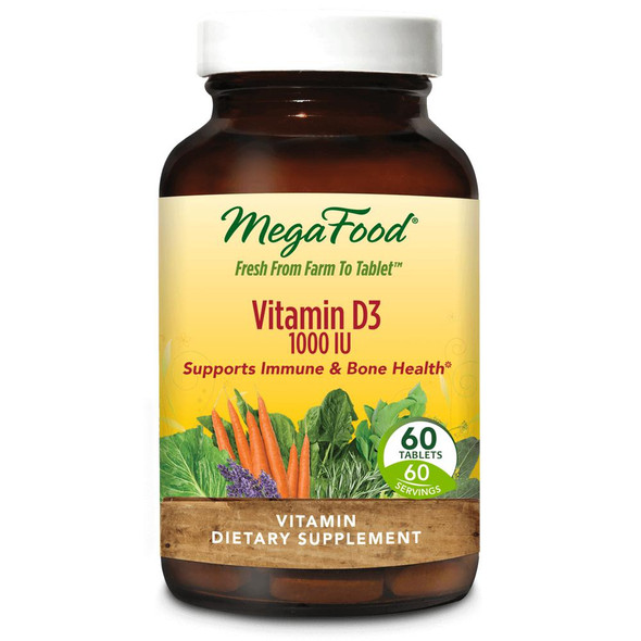 MegaFood Vitamin D3 1000IU  60T