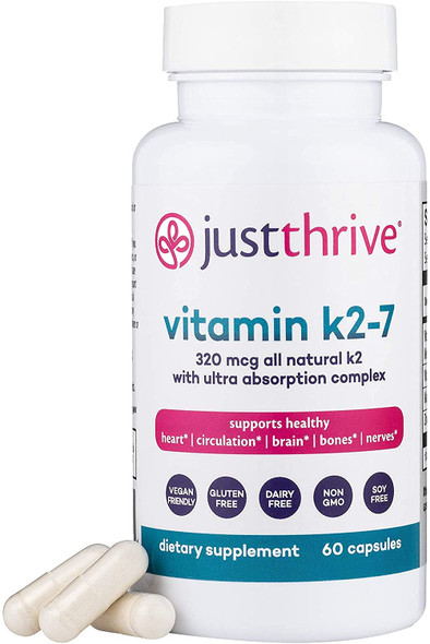 Just Thrive Vitamin K2-7 320 Mcg - 30-Day Supply
