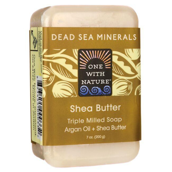 Dead Sea Minerals Triple Milled Bar Soap  Shea Butter