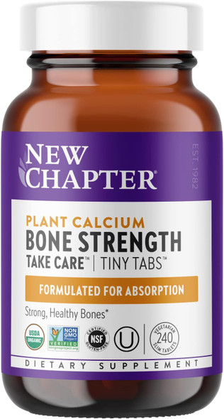 New Chapter Bone Strength Take Care Tiny Tabs 240T