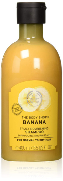 The Body Shop Banana Truly Nourishing Shampoo, 13.5 Fluid Ounce