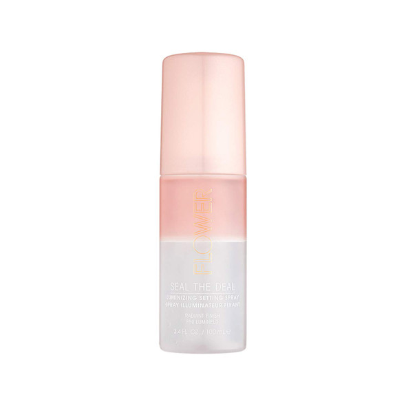 Flower Beauty Seal The Deal Setting Spray Luminizing Finish to Set LongLasting Face Makeup CrueltyFree 3.4fl oz