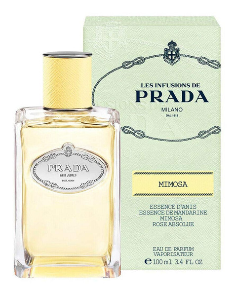 Prada Les Infusions Mimosa Women EDP Spray Floral 3.4 Ounce