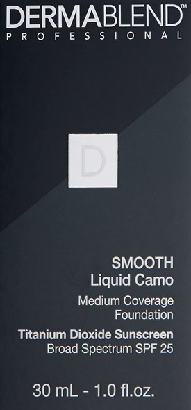 Dermablend Smooth Liquid Camo Foundation for Dry Skin with SPF 25 Medium Coverage Foundation and Hydrating Makeup