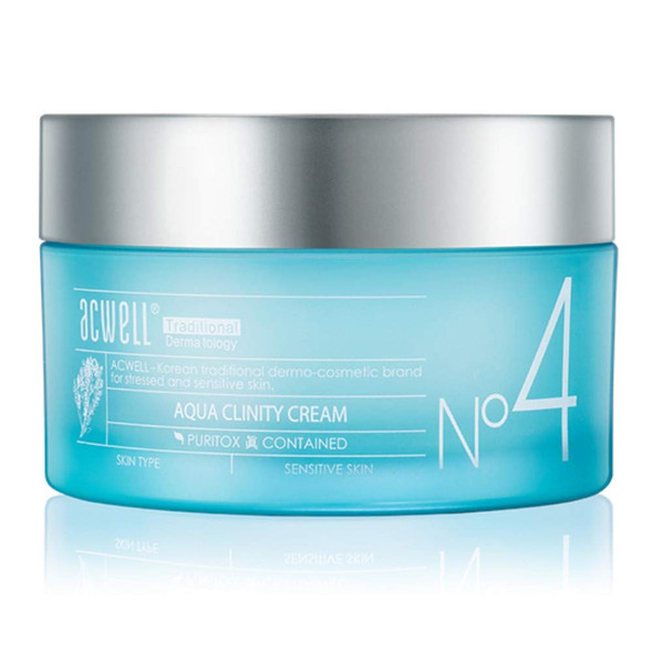 ACWELL Aqua Clinity Cream 1.69 Fluid Ounce Renewal Moisturizing Mild Soothing Pure Ingredients