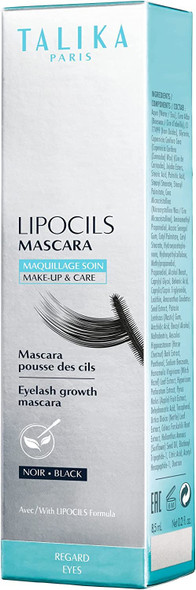 Talika Lipocils Mascara  Eyelash Growth Formula Mascara  2in1 Makeup  Eyelash Care Solution  Black