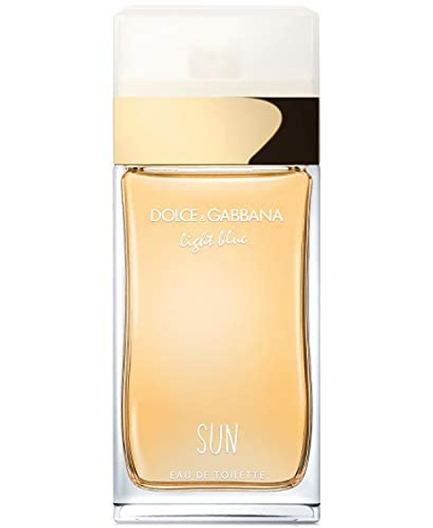 Dolce  Gabbana Light Blue Sun Eau De Toilette Spray for Women 3.4 Ounce