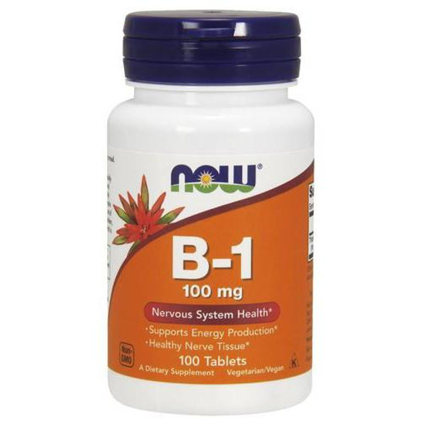 Now Foods B-1 (Thiamine) 100mg 100T